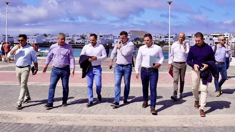 Mesa insular de Obras Públicas en La Graciosa.
