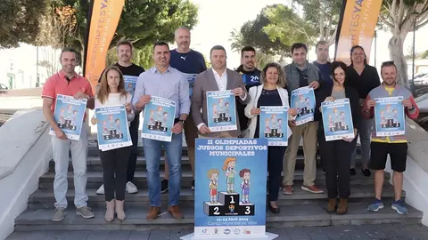 Presentación de olimpiadas escolares.