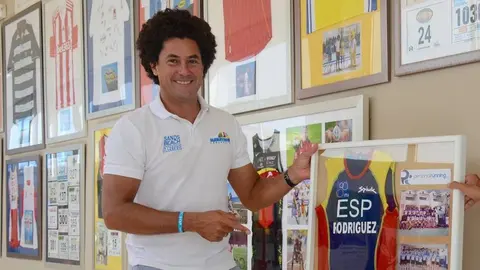 Juan Carlos Albuixech, presidente de la U.D. Lanzarote y director del Sands Beach.