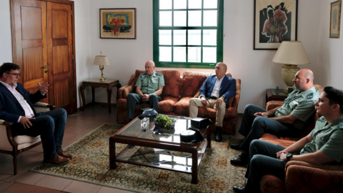 Reunión de Pedro Viera en San Bartolomé.