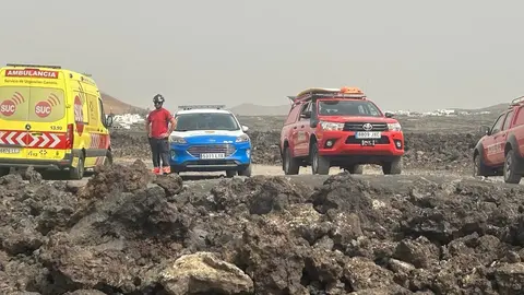 Equipos de seguridad desplazados hasta la zona.