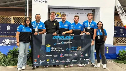 Representantes de los Marlines desplazados a Azores.