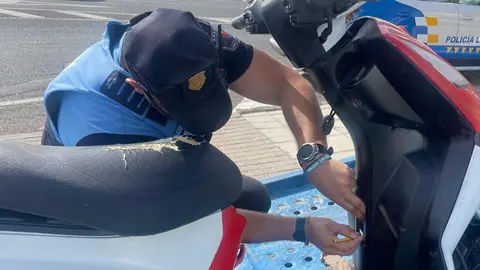 La Policía Local de Arrecife identifica la matrícula falsa