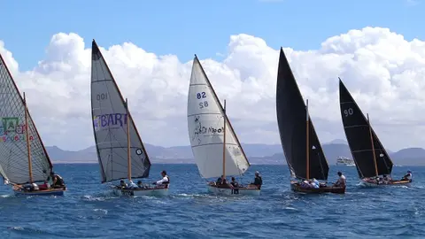 Regata realizada en Playa Blanca.