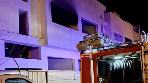 Imagen del lugar en el que se produjo el incendio