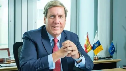 Gabriel Mato en su despacho del Europarlamento