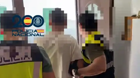 Imagen de una detención aportada por la Policía Nacional.