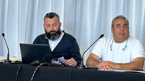 Ángel Vázquez durante su comparecencia ante los medios para mostrar los datos de los CACT tras asumir la gestión.