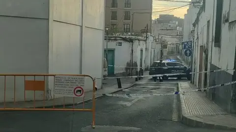 La Policía Nacional estuvo registrando el inmueble.