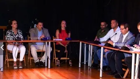 Imagen de archivo de un pleno en Tinajo.