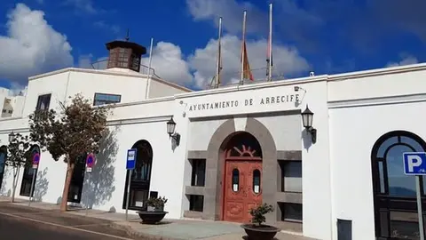 Fachada del Ayuntamiento de Arrecife.