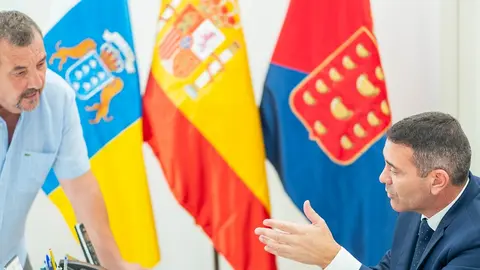 Oswaldo Betancort y Miguel Ángel Jímenez.