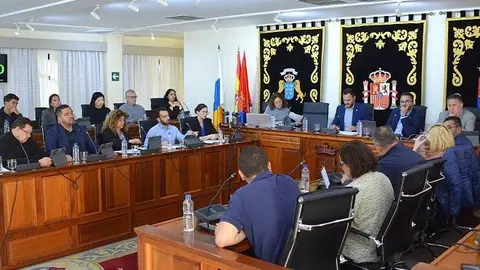 Imagen de un pleno celebrado en Arrecife recientemente.