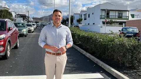 Jacobo Medina en la calle Mástil