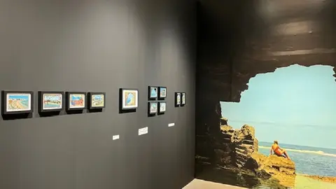 Exposición Diálogo de postales.