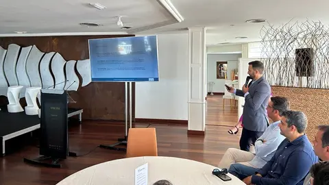 Javier Laiz durante su intervención.