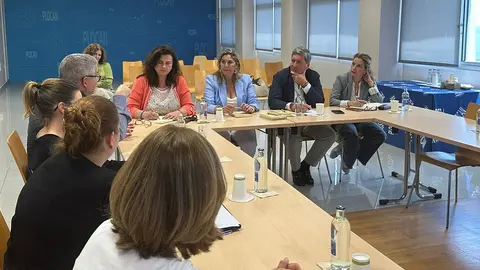 Visita de Gabriel Mato a Plocan.