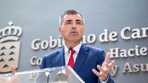 Manuel Domínguez en una reciente comparecencia ante los medios