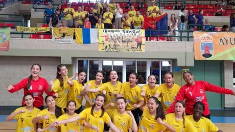 Equipo infantil del Puerto del Carmen.