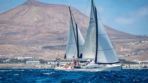 Imagen de archivo de una regata del trofeo César Manrique.