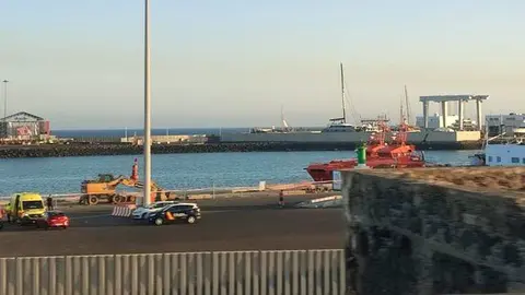 Imagen de una de las actuaciones en Puerto Naos