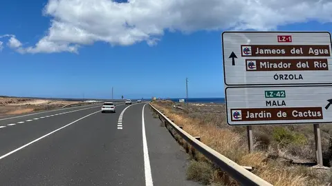 Imagen de la vía que va a ser cortada