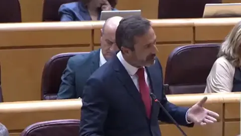 Pedro San Ginés en el Senado.