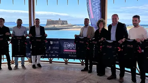 La presentación de  X Disco Night Urban Race Ciudad de Arrecife en el Parque José Ramírez Cerdá.