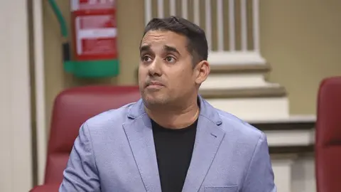 Yoné Caraballo en una intervención parlamentaria