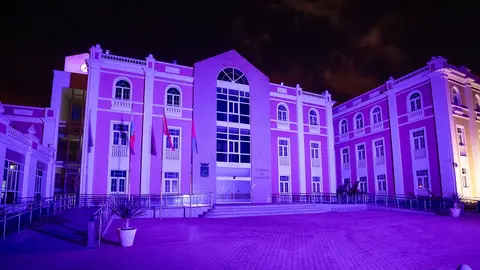 El Cabildo de Lanzarote iluminado por el día Internacional del Síndrome de Dravet.