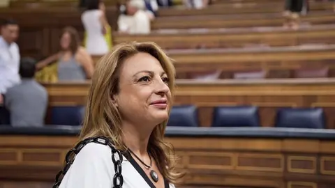 Cristina Valido en el Congreso de los Diputados.