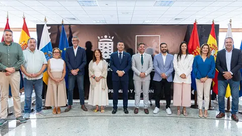 Grupo de gobierno del Cabildo de Lanzarote.