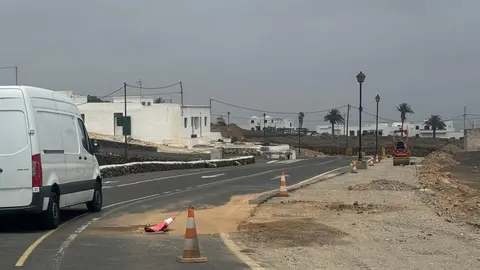 Imagen del estado de la obra que denuncia el PP.