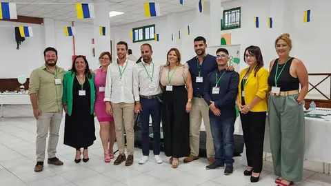 Imagen de los integrantes del nuevo equipo directivo de Primero Teguise