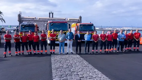 Presentación de los coches del Consorcio de Emergencias de Seguridad.