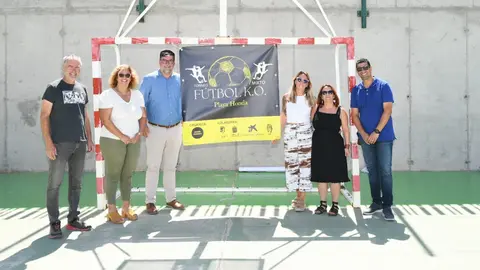 Presentación del I Torneo de fútbol mixto Playa Honda.