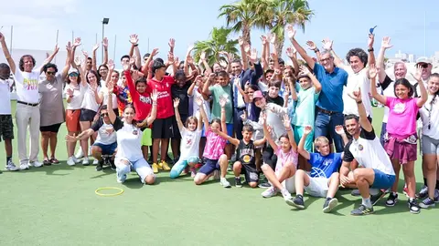 Campamento Sand Beach niños oncohematológicos y diabetes.