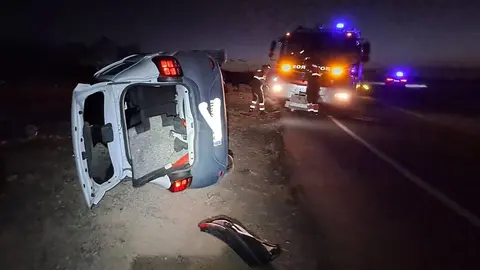 Accidente en la carretera a Matagorda.