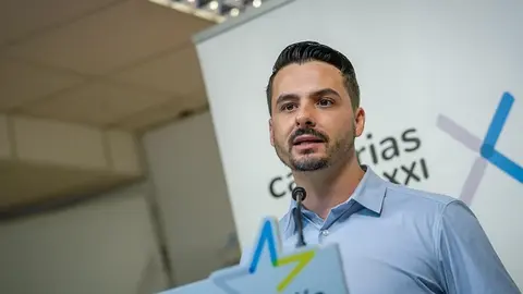 David Toledo en una comparecencia de prensa.