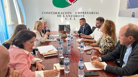 El presidente del Cabildo acudió al encuentro con su consejero de Política Territorial