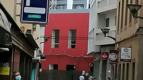 Imagen de una de las calles del centro de Arrecife.