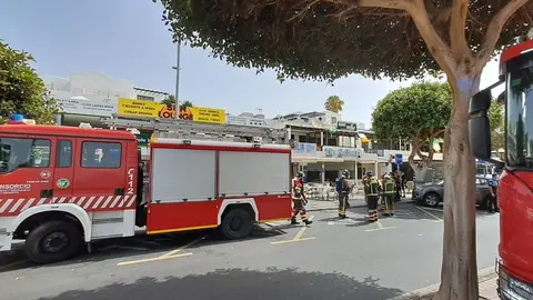 Los bomberos acudieron rápido al lugar del siniestro