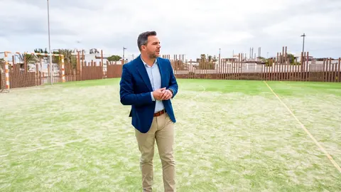 El vicepresidente en la cancha de Mala