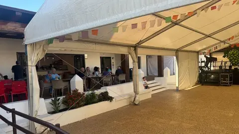 Imagen de cómo se encontraba el lugar en el que se celebraba la fiesta