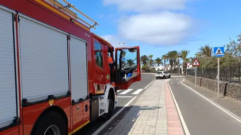 Imagen del lugar en el que han tenido que intervenir los bomberos