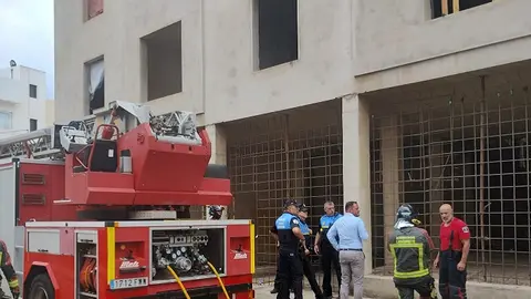 Actuación en el esqueleto de la calle Brasilia en Arrecife.