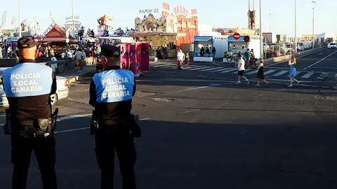 Policía Local de Tías en el Varadero.