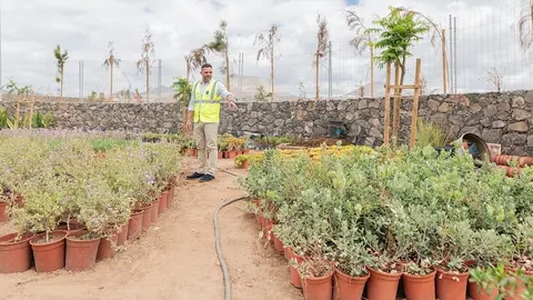 El vicepresidente en el Parque Urbano de Playa Honda (1)