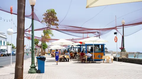 Hinchables y ventorrillos.