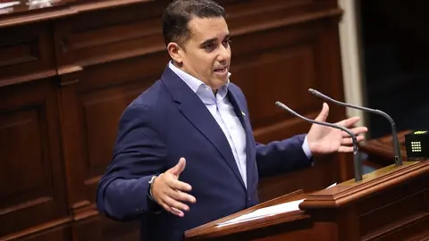 Yoné Caraballo en una intervención parlamentaria
